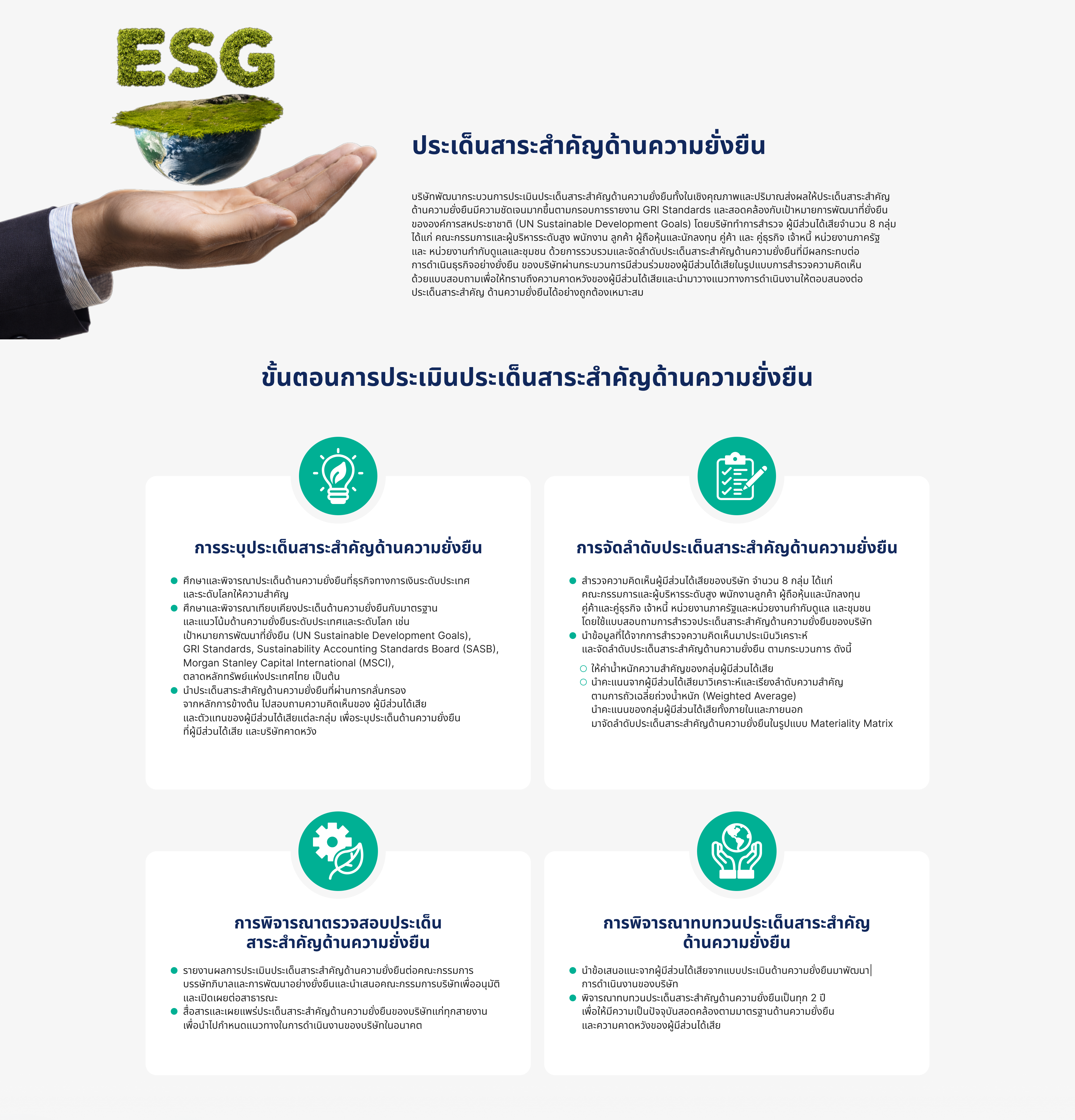 Key Sustainability Desktop